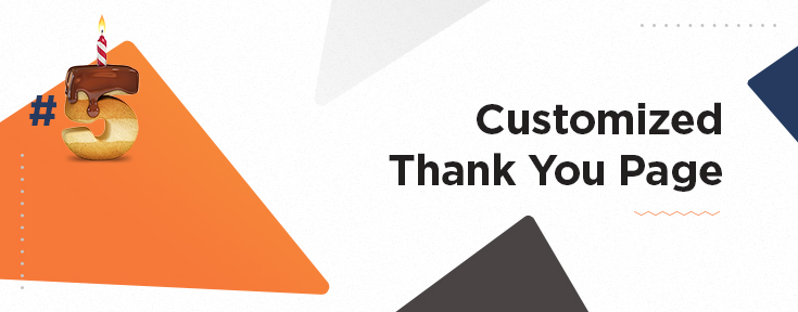 Customized Thank You Page